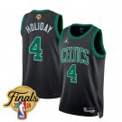 Boston Celitics #4 Jrue Holiday 2024 Finals Statement Black