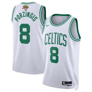 Boston Celtics #8 Kristaps Porzingis  Finals 2024
