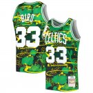 Boston Celtics #33 Larry Bird  Green