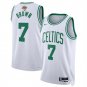 Boston Celtics 7# Jaylen Brown  Finals 2024 White