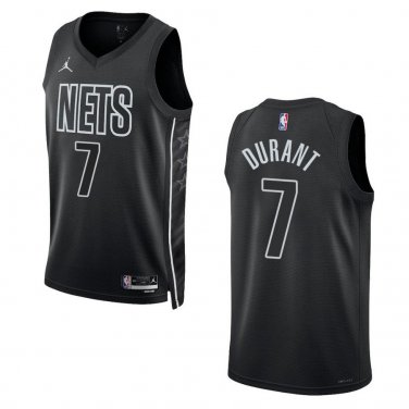 Brooklyn Nets #7 Kevin Durant  Black