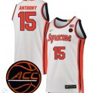 Carmelo Anthony  #15 Syracuse Orange College  Retro White