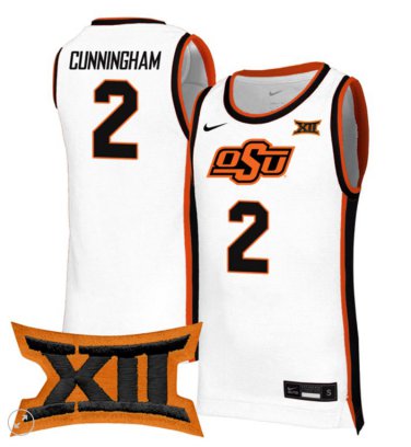 Case Kunninghams  #2 Oklahoma State Cowboys  Game White