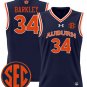Charles Barkley  #34 Auburn Tigers 2024 Lightweight Navy