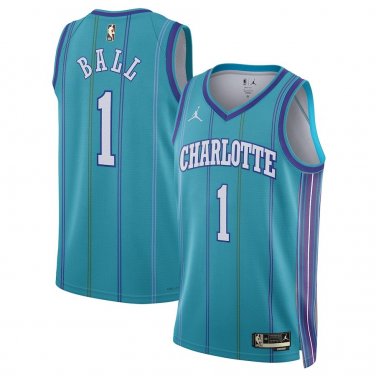 Charlotte Hornets #1 LaMelo Ball  Blue