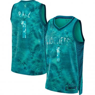 Charlotte Hornets #1 LaMelo Ball  Teal