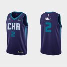 Charlotte Hornets #2 LaMelo Ball  Purple