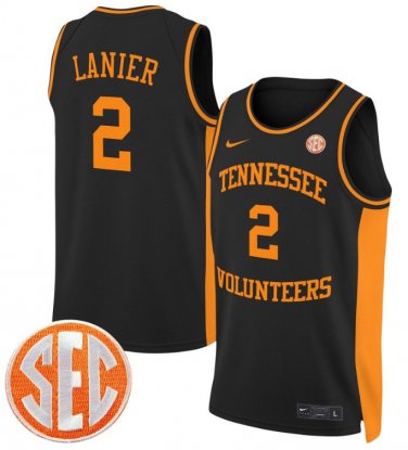 Chaz Lanier  #2 Tennessee Vols 2024 Swingman Black