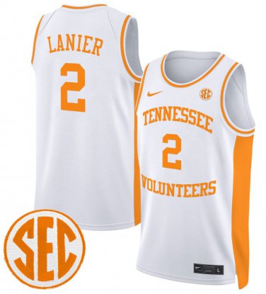 Chaz Lanier  #2 Tennessee Vols 2024 Swingman White
