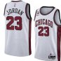 Chicago Bulls #23 Michael Jordan  White