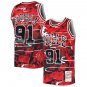 Chicago Bulls #91 Dennis Rodman  Red
