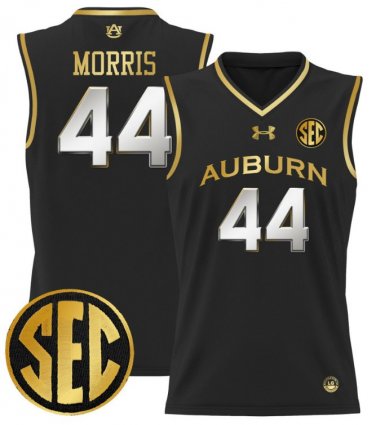 Chris Morris  #44 Auburn Tigers 2024 Lightweight Black Gold