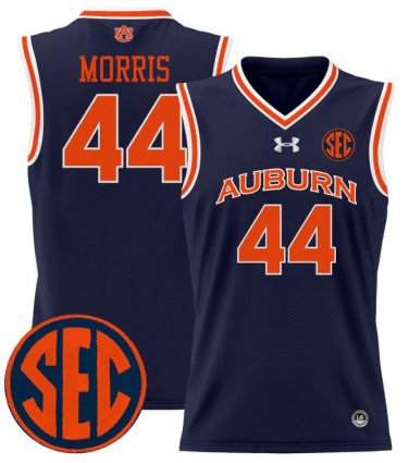 Chris Morris  #44 Auburn Tigers 2024 Lightweight Navy