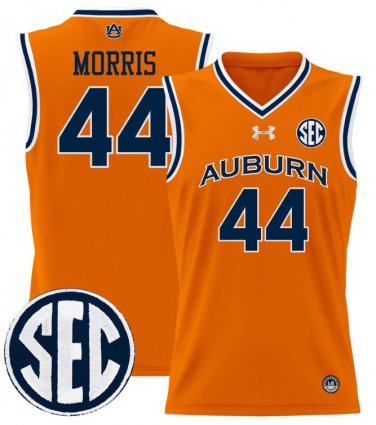 Chris Morris  #44 Auburn Tigers 2024 Lightweight Orange