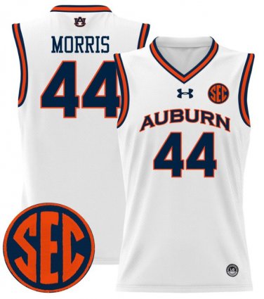 Chris Morris  #44 Auburn Tigers 2024 Lightweight White