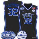Christian Laettner  #32 Duke Blue Devils 2025 ACC Champions Black