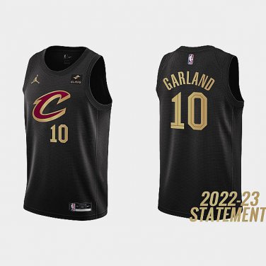Cleveland Cavaliers #10 Darius Garland  Black