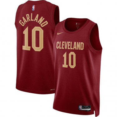 Cleveland Cavaliers #10 Darius Garland  Red