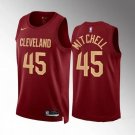 Cleveland Cavaliers #45 Donovan Mitchell  Red