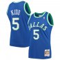 Dallas Mavericks #5 Jason Kidd  Blue