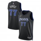 Dallas Mavericks #77 Luka Doncic  Black