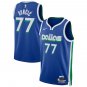Dallas Mavericks #77 luka Doncic  Blue