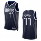 Dallas Mavericks #77 luka Doncic  Navy
