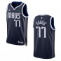 Dallas Mavericks #77 luka Doncic  Navy