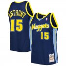 Denver Nuggets #15 Carmelo Anthony  Blue