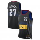 Denver Nuggets #27 Jamal Murray  Black