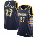 Denver Nuggets #27 Jamal Murray  Navy