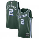 Detroit Pistons #2 Cade Cunningham  Green