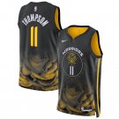 Golden State Warriors #11 Klay Thompson  Black