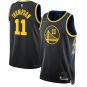 Golden State Warriors #11 Klay Thompson  Black