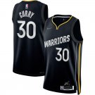 Golden State Warriors #30 Stephen Curry  Black