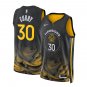 Golden State Warriors #30 Stephen Curry  Black