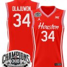 Hakeem Olajuwon  #34 Houston Cougar 2025 Big 12 Champions Red