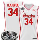 Hakeem Olajuwon  #34 Houston Cougar 2025 Big 12 Champions White