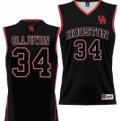 Hakeem Olajuwon  #34 Houston Cougars NIL College Lightweight Black