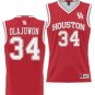 Hakeem Olajuwon  #34 Houston Cougars NIL College Lightweight Red