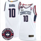 Hassan Diarra  #10 UConn Huskies 2024 Back To Back Champions Patch White