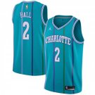 Hornets #2 LaMelo Ball Aqua Jordan Swingman Hardwood Classics