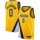 Indiana Pacers #0 Tyrese Haliburton  Yellow