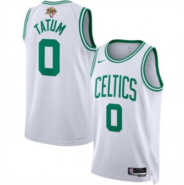 Jayson Tatum #0 Boston Celtics  Finals 2024 WHITE