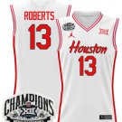 J'Wan Roberts  #13 Houston Cougar 2025 Big 12 Champions White
