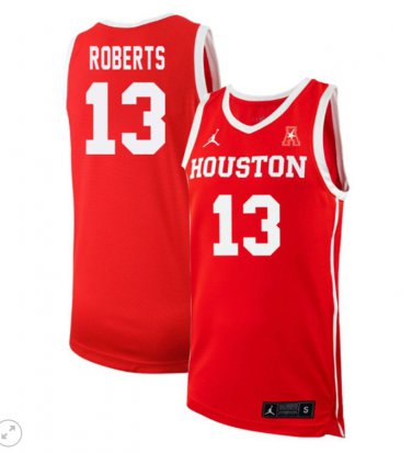 J'Wan Roberts  #13 Houston Cougars  Red