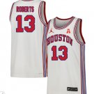 J'Wan Roberts  #13 Houston Cougars  Throwback White