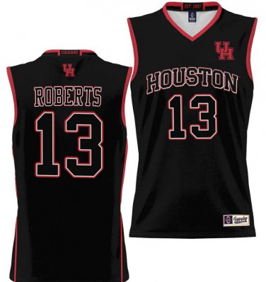 J'Wan Roberts  #13 Houston Cougars NIL College Lightweight Black
