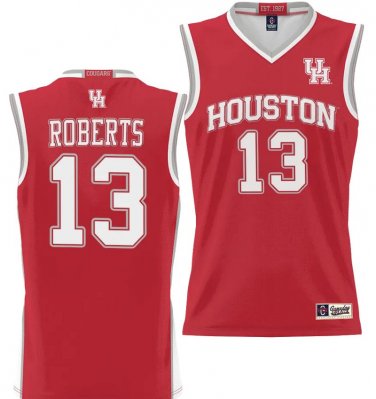 J'Wan Roberts  #13 Houston Cougars NIL College Lightweight Red