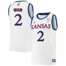 Kansas #2 Christian Braun  White Alumi College s